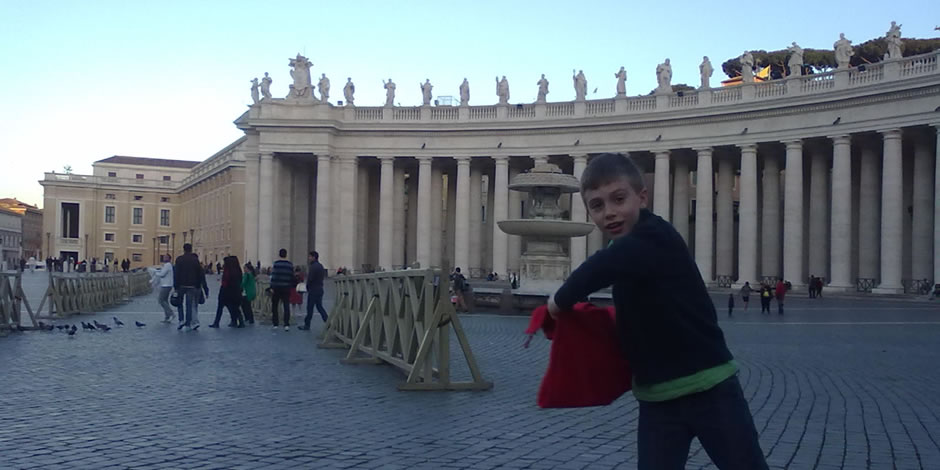 Private tours of Rome with kids
