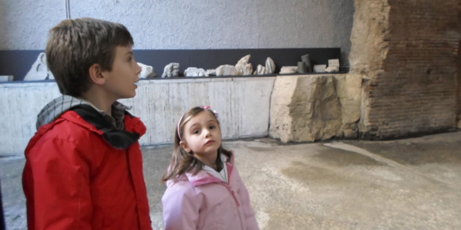Private tours of Rome with kids